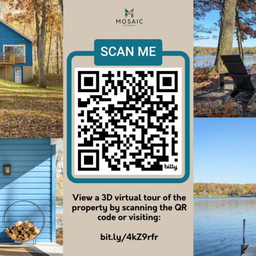 Take a closer look - scan the QR code or visit bit.ly/4kZ9rfr for a full virtual tour and step inside West Shore Hideaway before you even arrive.