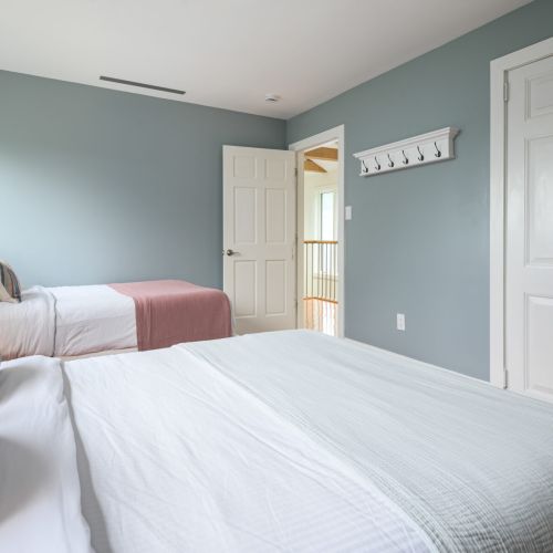 Bright, breezy, and flexible - this double full bedroom offers space to spread out and settle in.