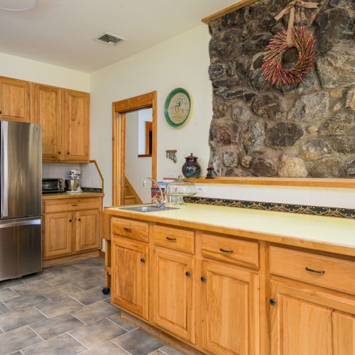 Spacious, sunny, and guest-ready — the perfect hub for your stay, whether you're meal prepping or just pouring wine.