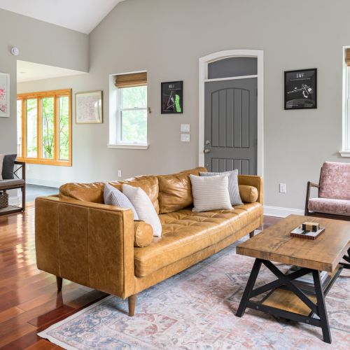 After a day of exploring, kick back on the comfy sofa and catch a film or your latest binge - comfort meets character in this inviting space.