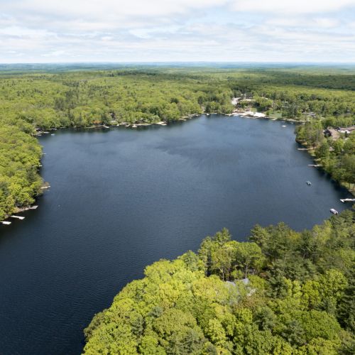 Lake Teedyuskung in all its glory - your private dock and waterfront access are just the beginning.